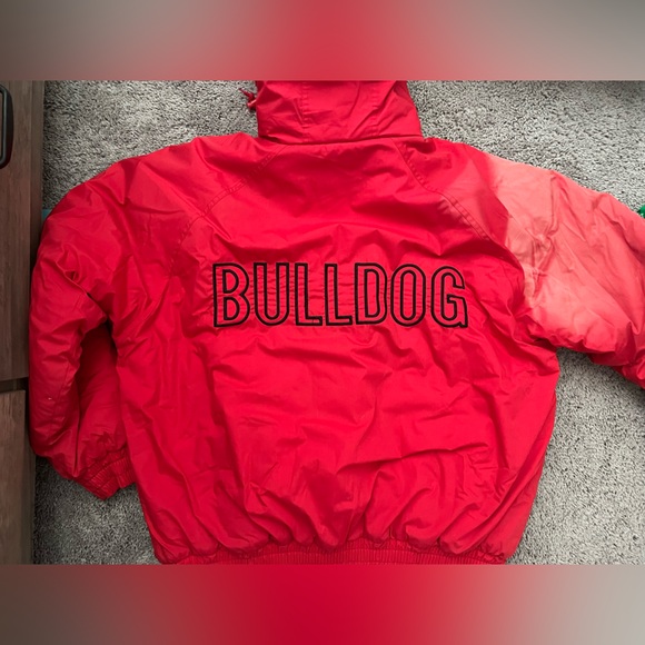 VINTAGE GEORGIA BULLDOGS PUFFER JACKET - Picture 4 of 5